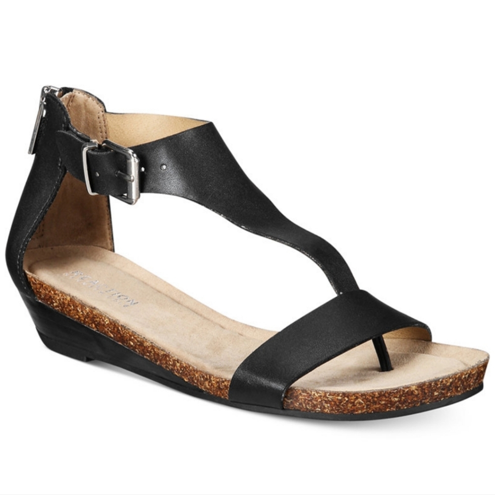 Size 11M Black Kenneth Cole Reaction Great Gal Sandal